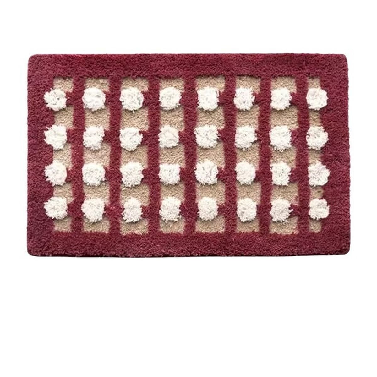 Милый сахарный Боб в горошек Флокированный прикроватный ковер гостиная диван спальня напольный коврик дверь ванной комнаты...