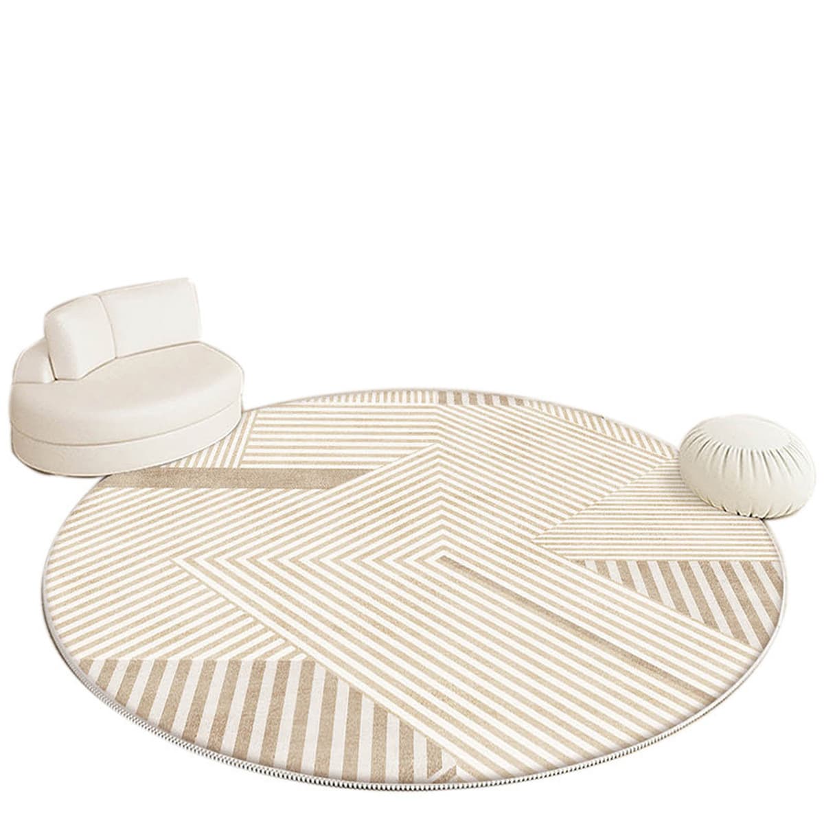 Круглый ковер для гостиной легкий и роскошный простой коврик для офисного компьютера кресло диванный коврик для чая в...