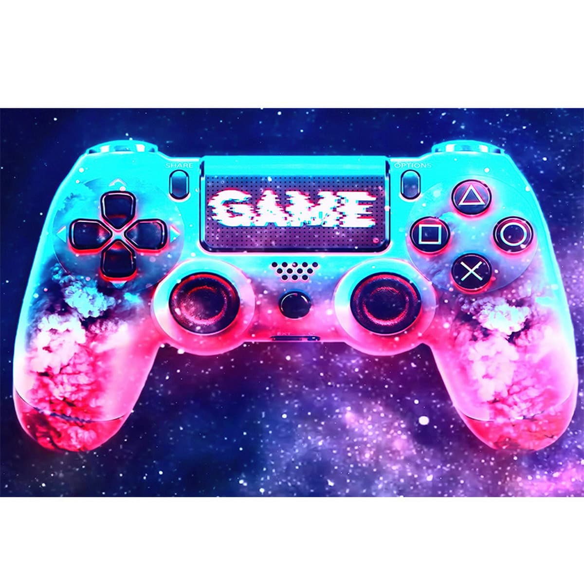 Amazon Cartoon Game Machine Ковер для гостиной 3D Визуальная ручка E-Sports Room Полный ковер Ковер Cyberpunk