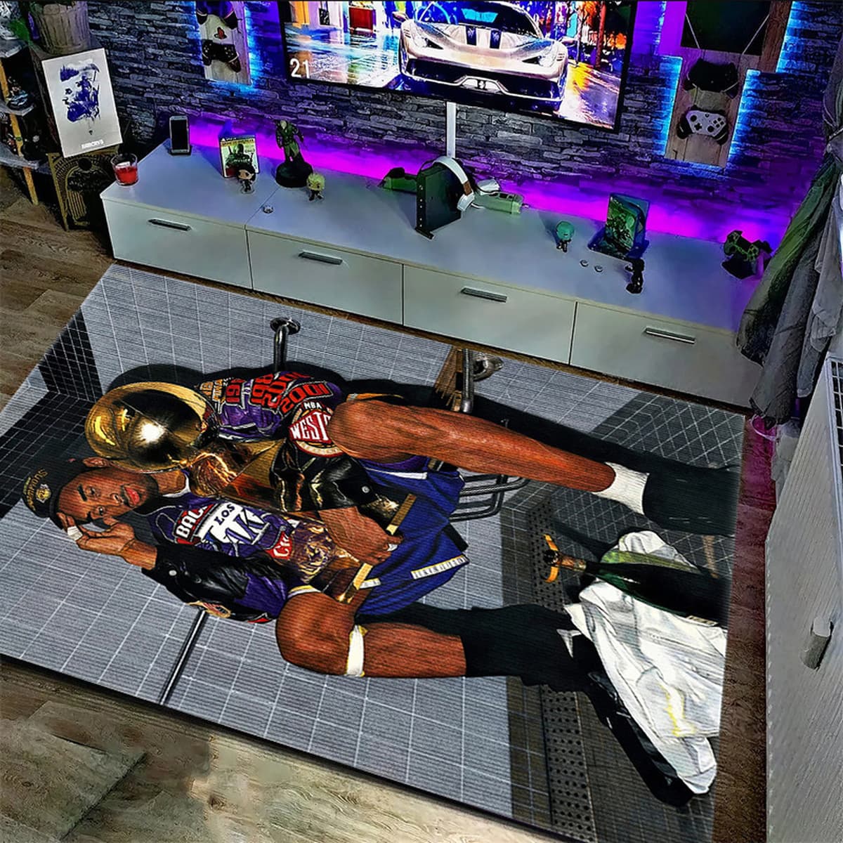 Трансграничный Amazon temu Kobe Mamba Spirit, положительная энергия, киберспортивная комната, спальня, грязеотталкивающий и...