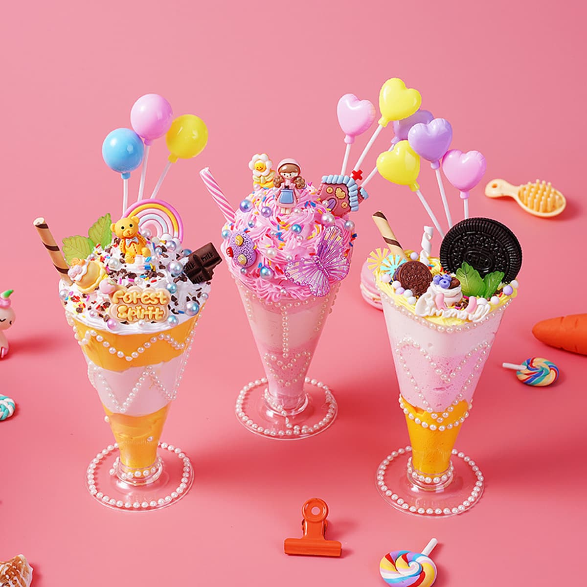 Детский diy крем-крем-мороженое чашка ручной работы мороженое кондитерский торт игровой набор Десерт симулятор