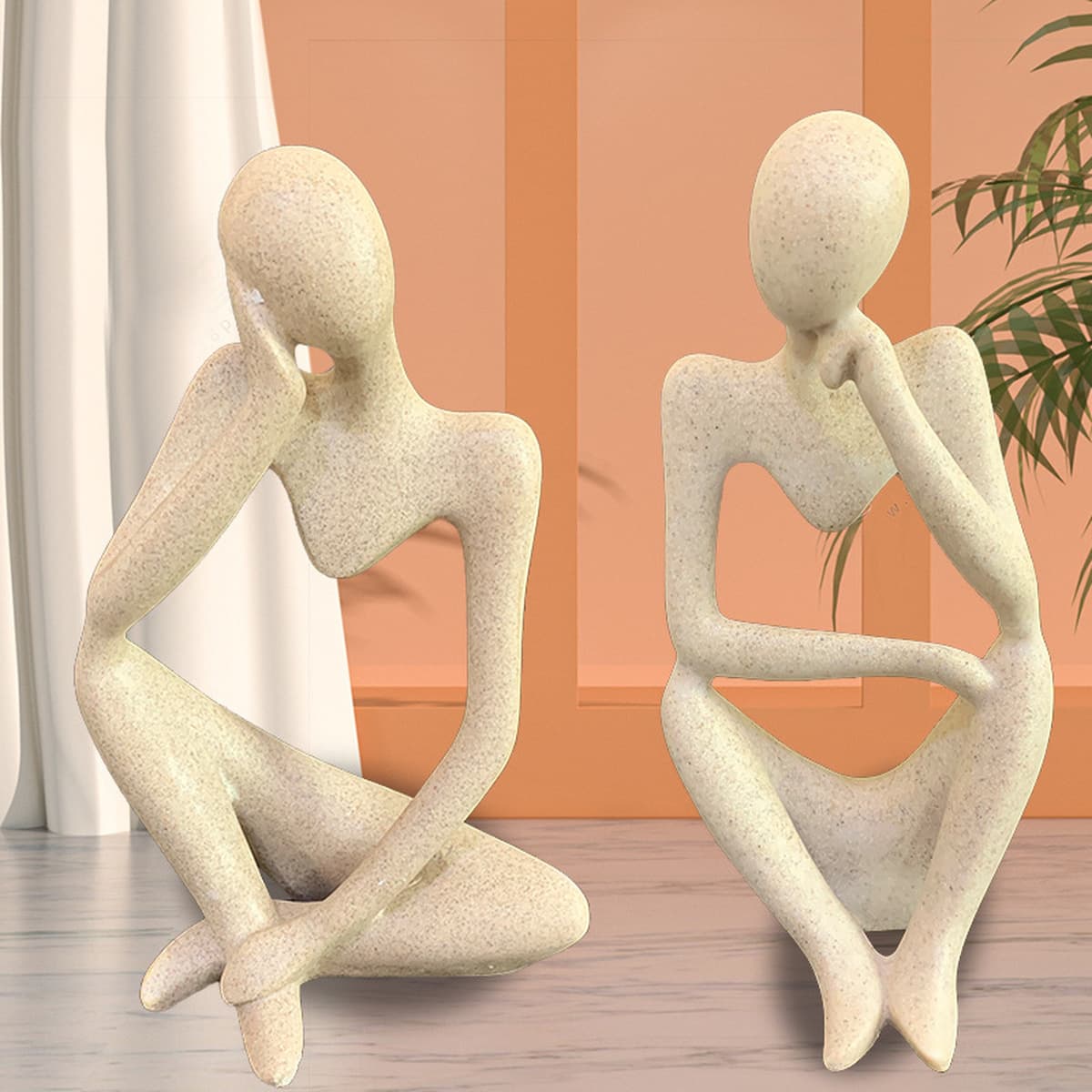 Художественные украшения в скандинавском стиле, современные абстрактные левое и правое мышление, креативные украшения для...