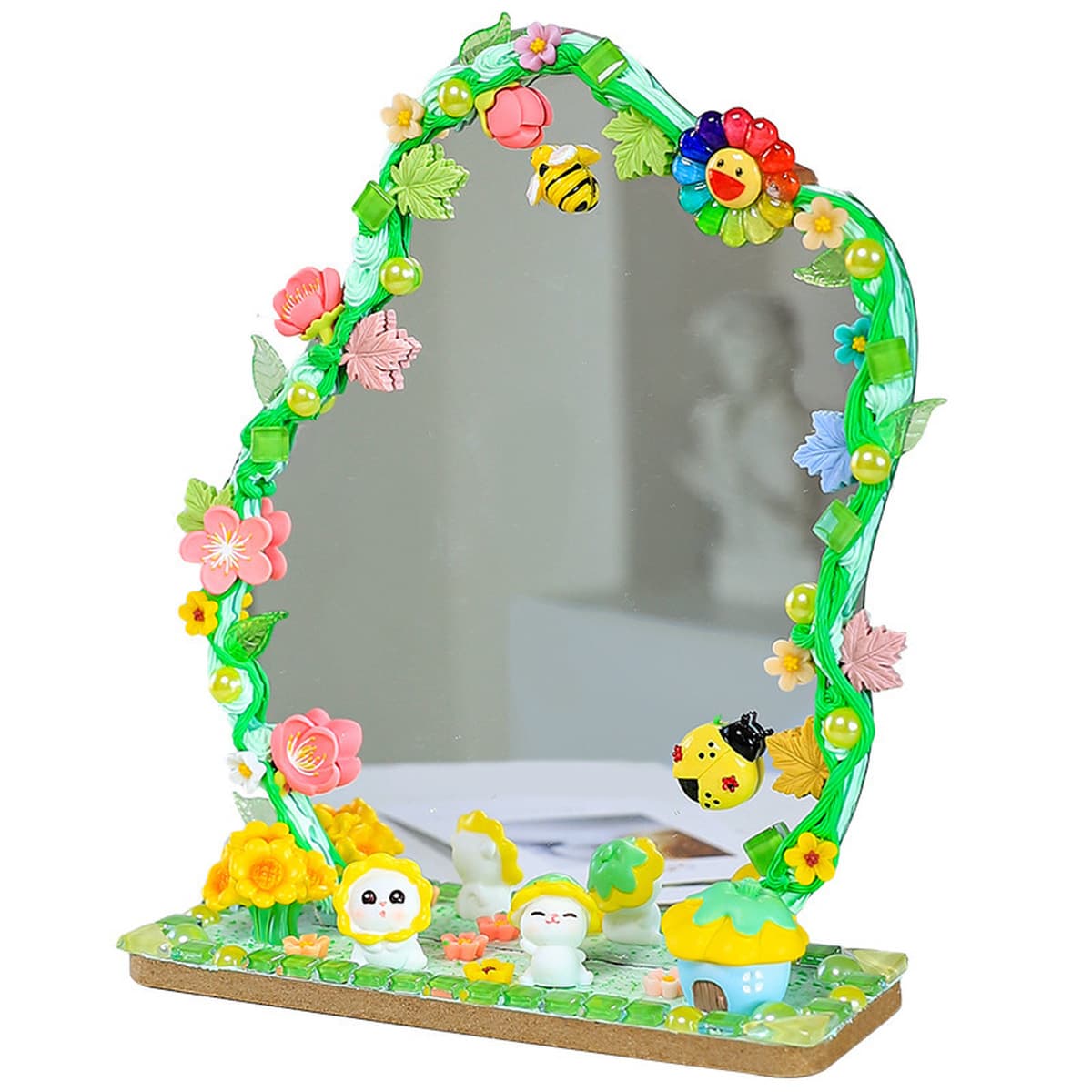 Подарки ручной работы для подруг, зеркало, материалы «сделай сам», кремовый клей, игрушки для детского сада, украшения для...