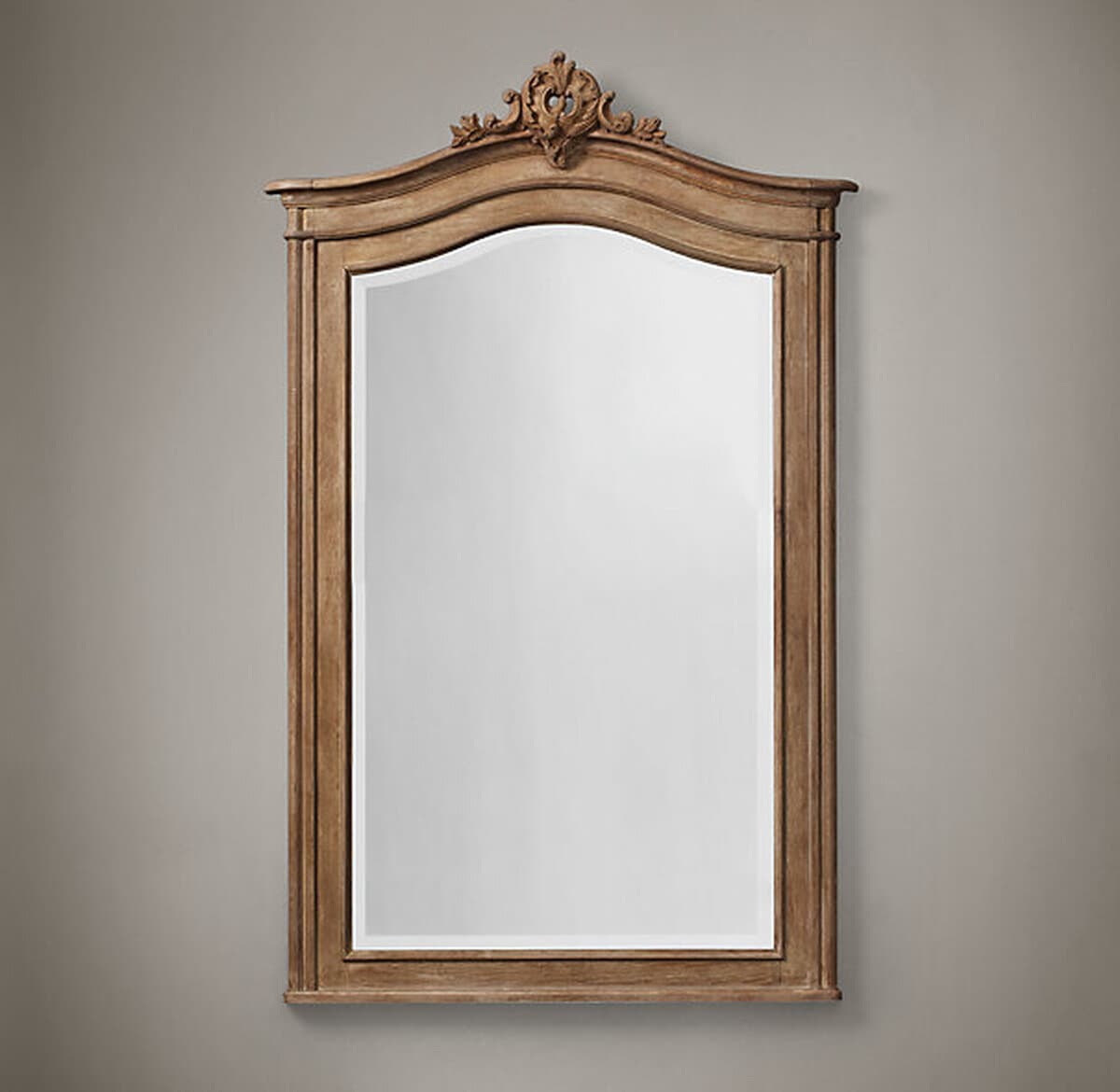 Французская деревенская мебель в стиле ретро, зеркало для ванной комнаты из цельного дерева, американское оригинальное...