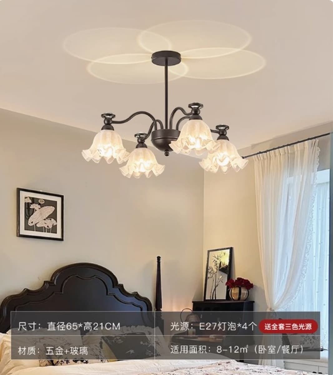 Люстра во французском стиле для гостиной, высококлассная модная популярная модель, основной светильник для холла, лампа для...