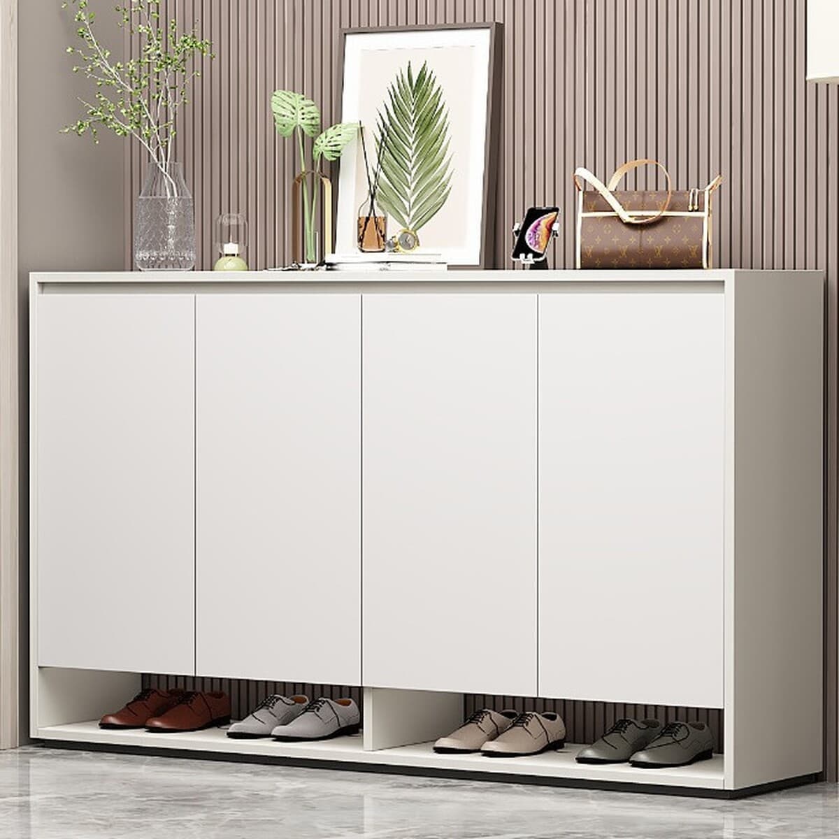 Обувной шкаф из массива дерева