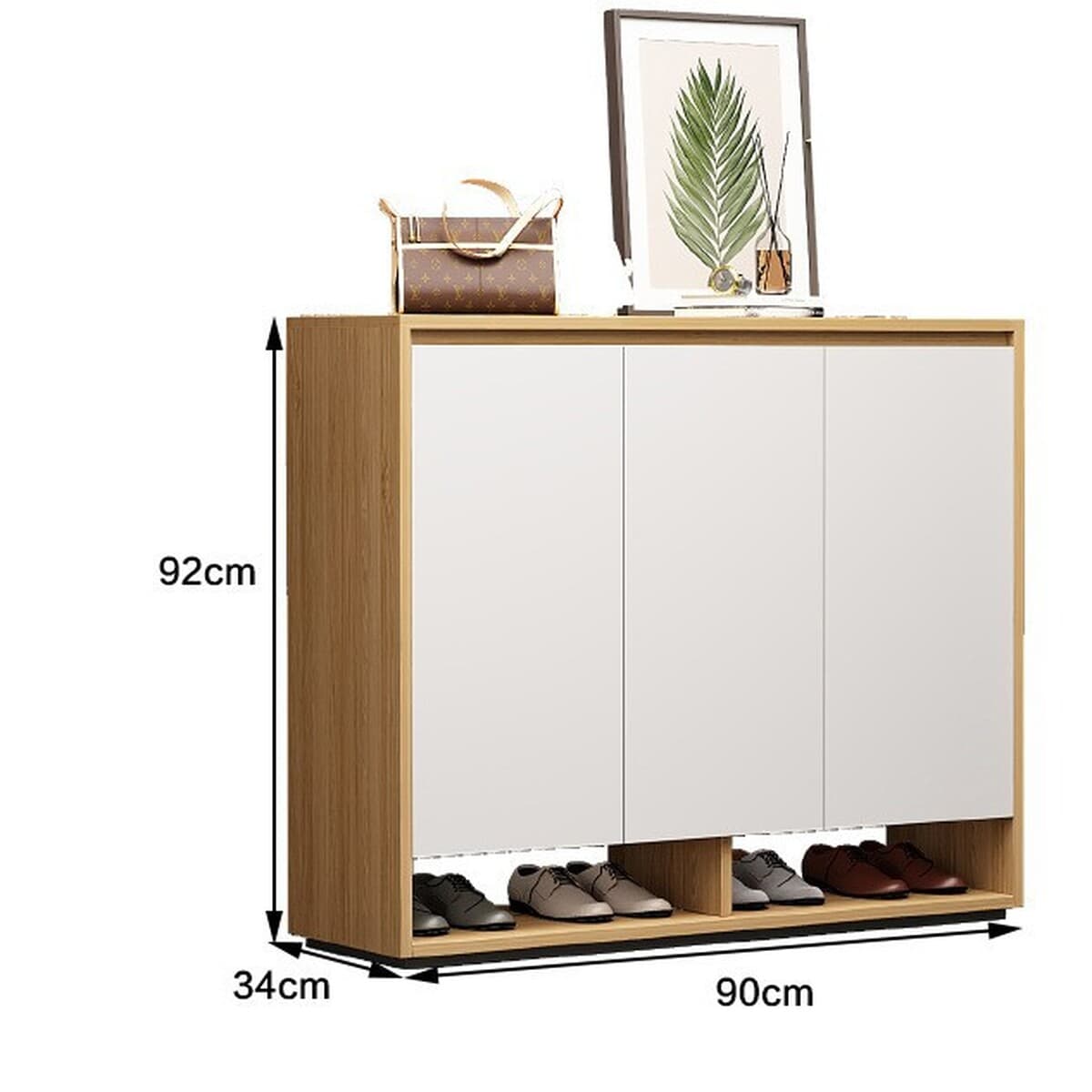 Обувной шкаф из массива дерева