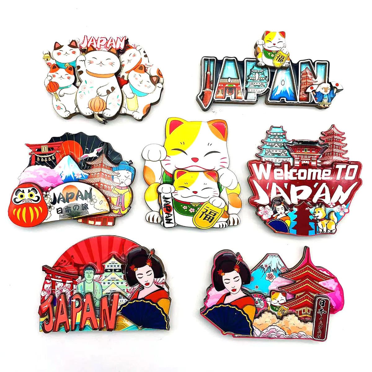 Японские деревянные трехслойные плитки на холодильники