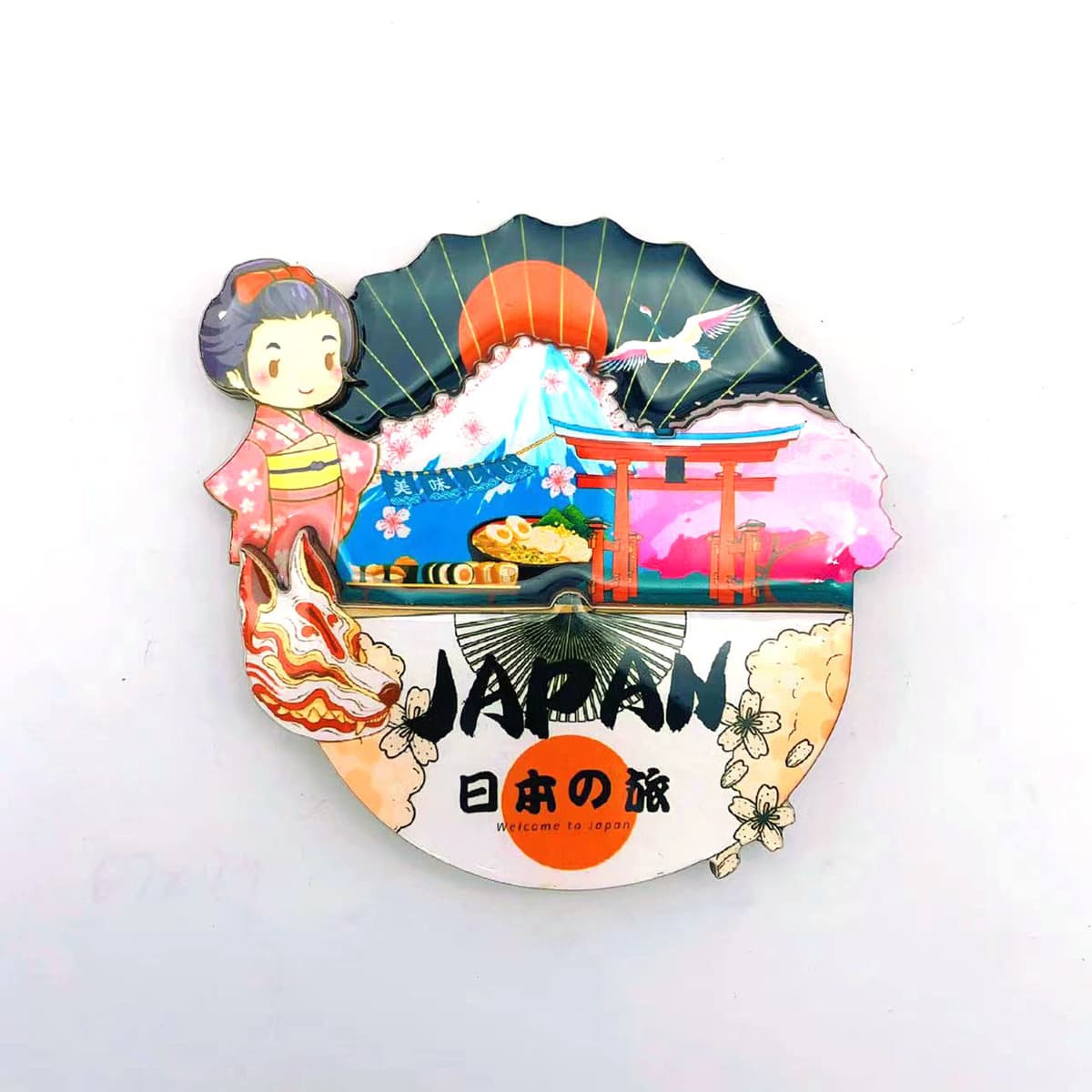 Японские деревянные трехслойные плитки на холодильники