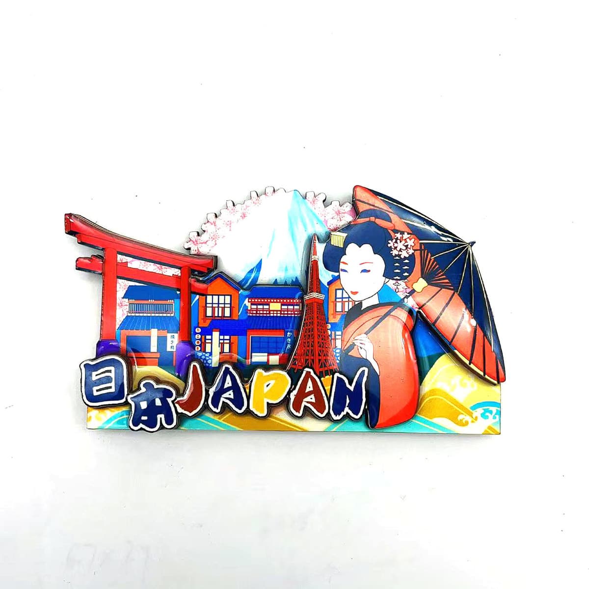 Японские деревянные трехслойные плитки на холодильники