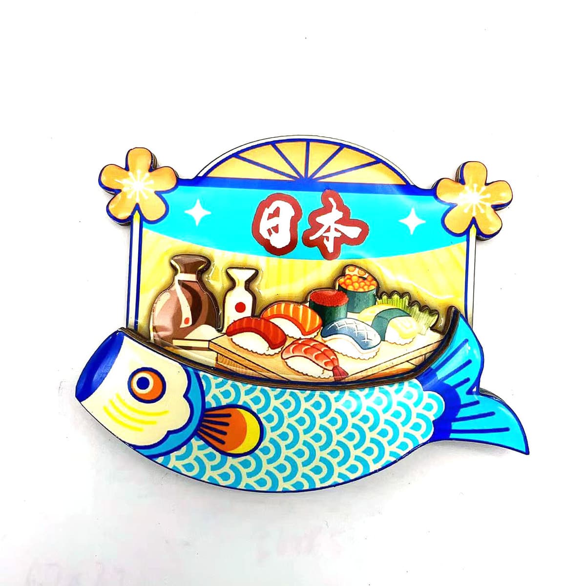 Японские деревянные трехслойные плитки на холодильники