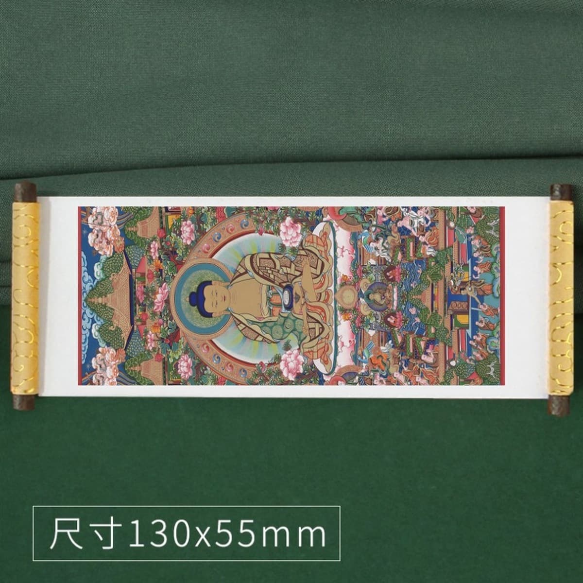 Тибетская туристическая перкуссия сувенирная катушка с охлаждением наклейки на тибетскую балатангку