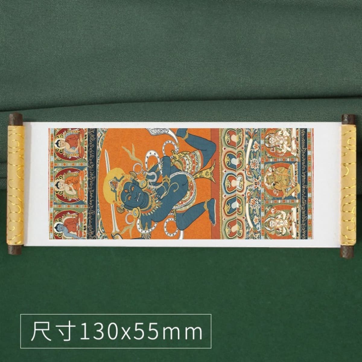 Тибетская туристическая перкуссия сувенирная катушка с охлаждением наклейки на тибетскую балатангку