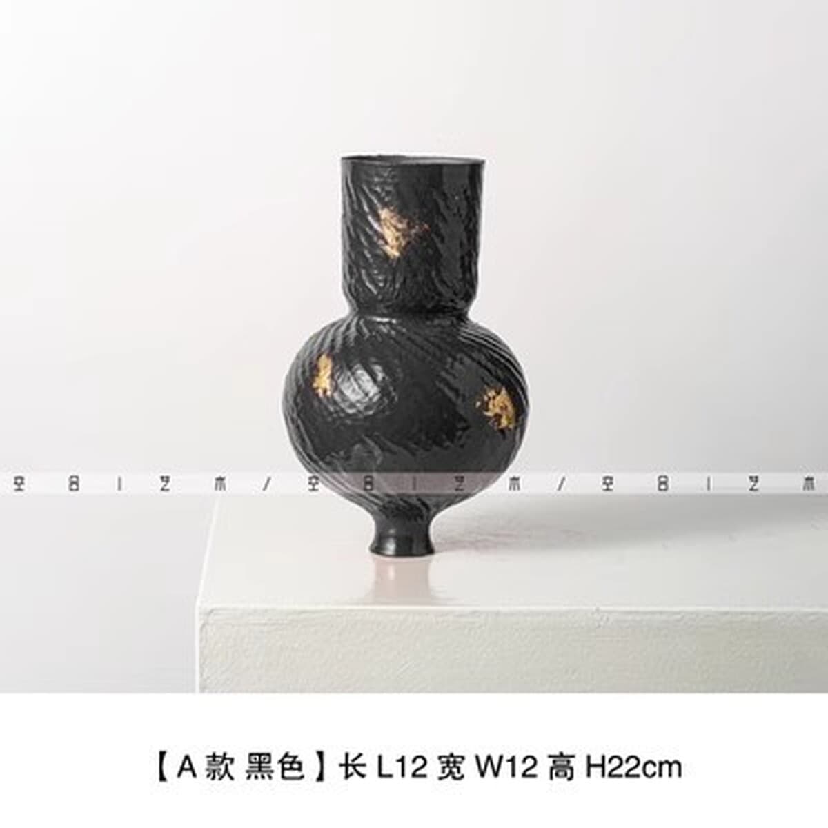 Современная креативная ваза для цветов из керамики из Цзиндэчжэня в виде полосок с узором «молоток» для дома, виллы, отеля,...