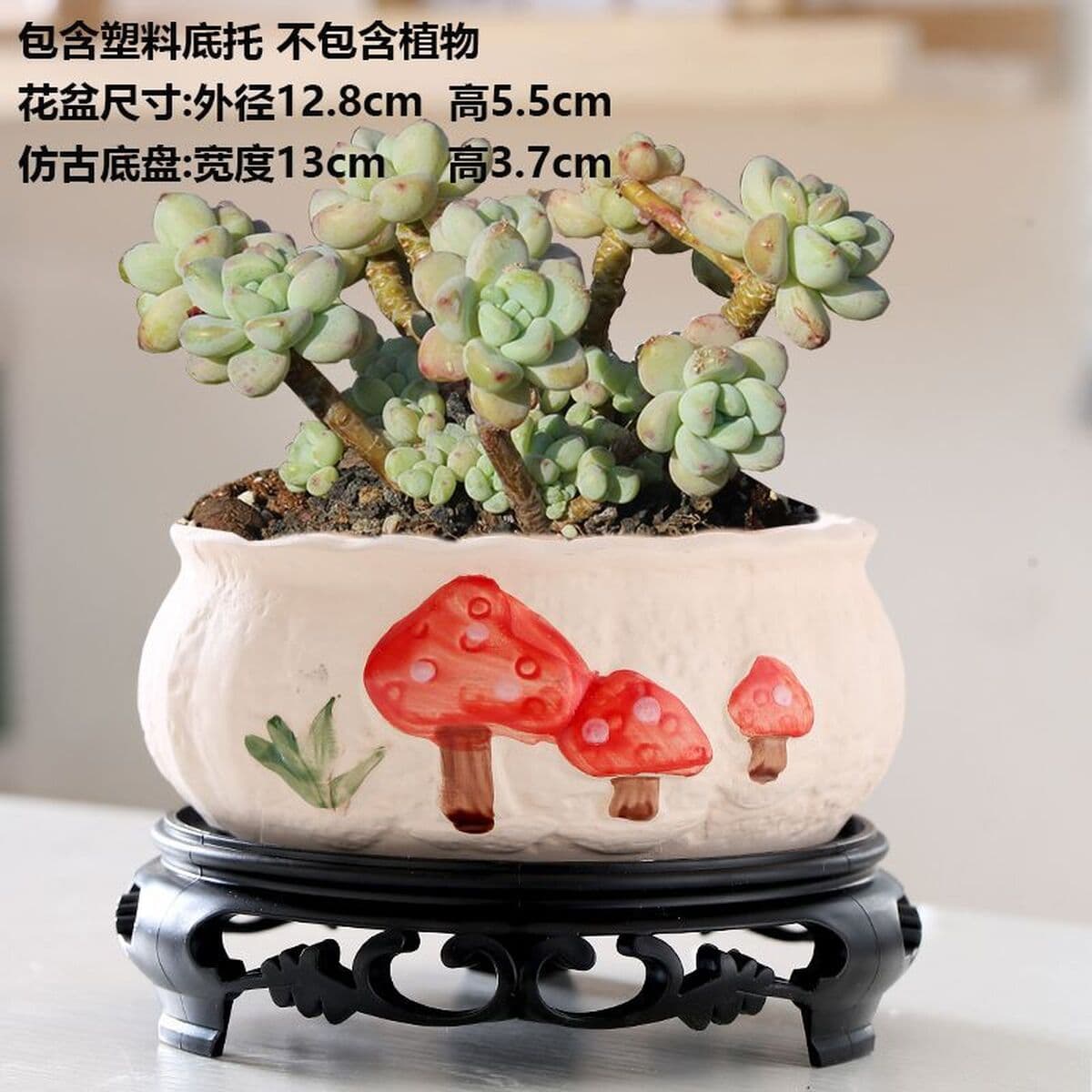 Кусочки цветочных горшков для волос