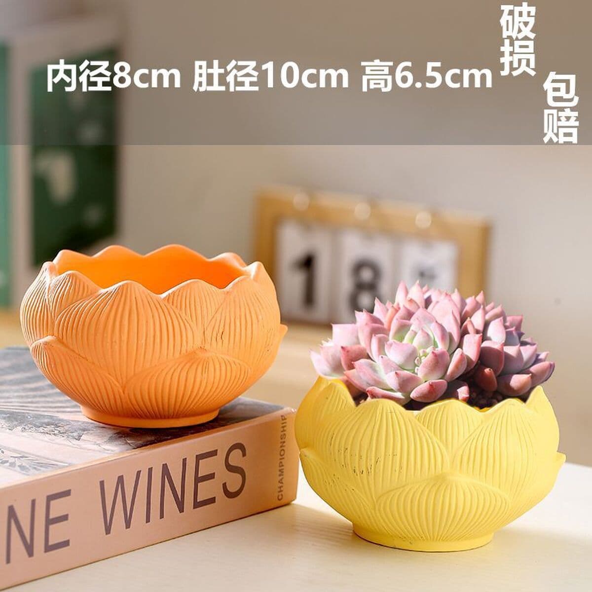 Кусочки цветочных горшков для волос