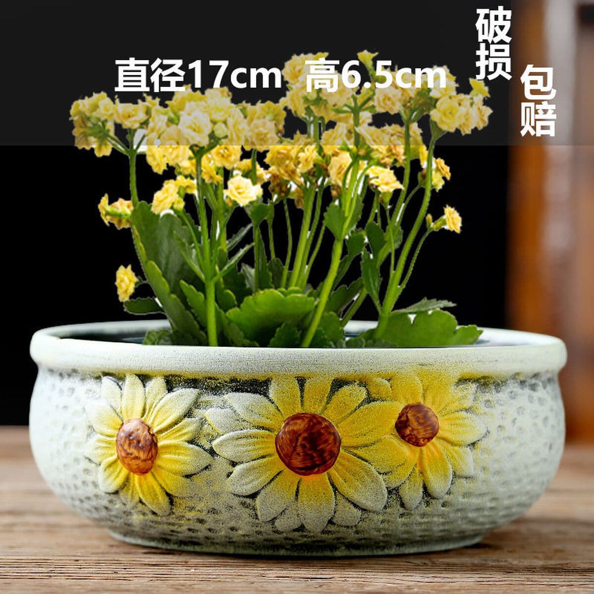 Кусочки цветочных горшков для волос