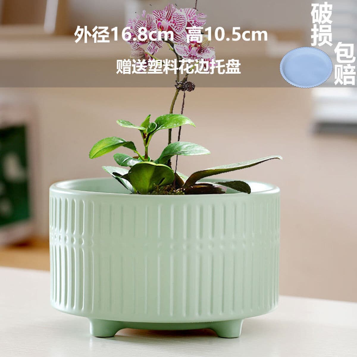 Кусочки цветочных горшков для волос