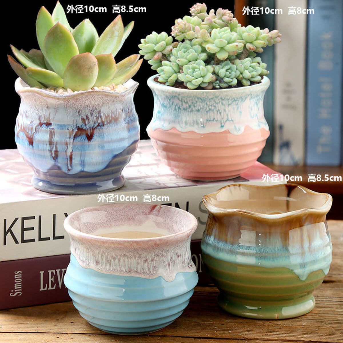 Кусочки цветочных горшков для волос