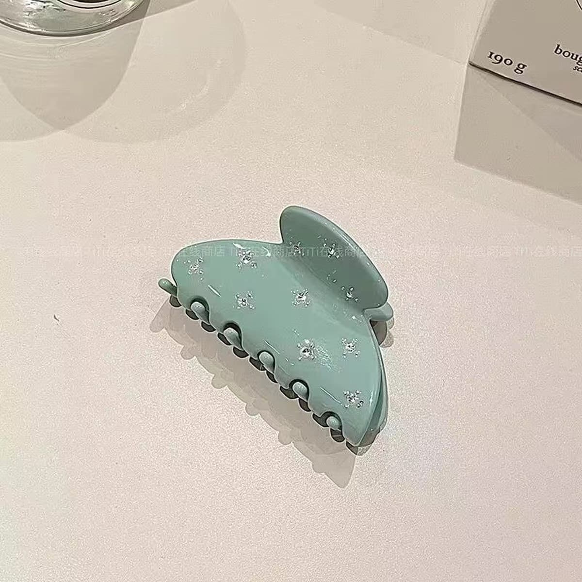 Изысканный заколка-краб для волос с бриллиантами в стиле челки, для женщин, для прически «половинка», элегантное украшение...