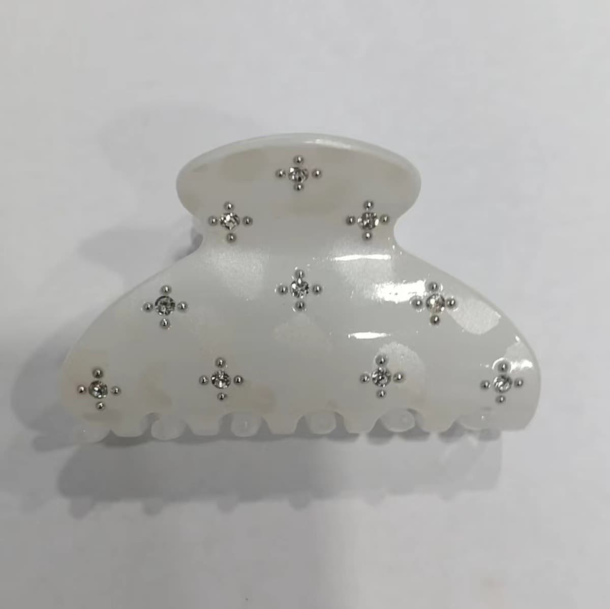 Изысканный заколка-краб для волос с бриллиантами в стиле челки, для женщин, для прически «половинка», элегантное украшение...