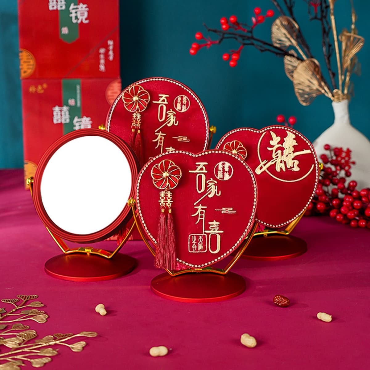 Свадебный приданый макияж зеркало