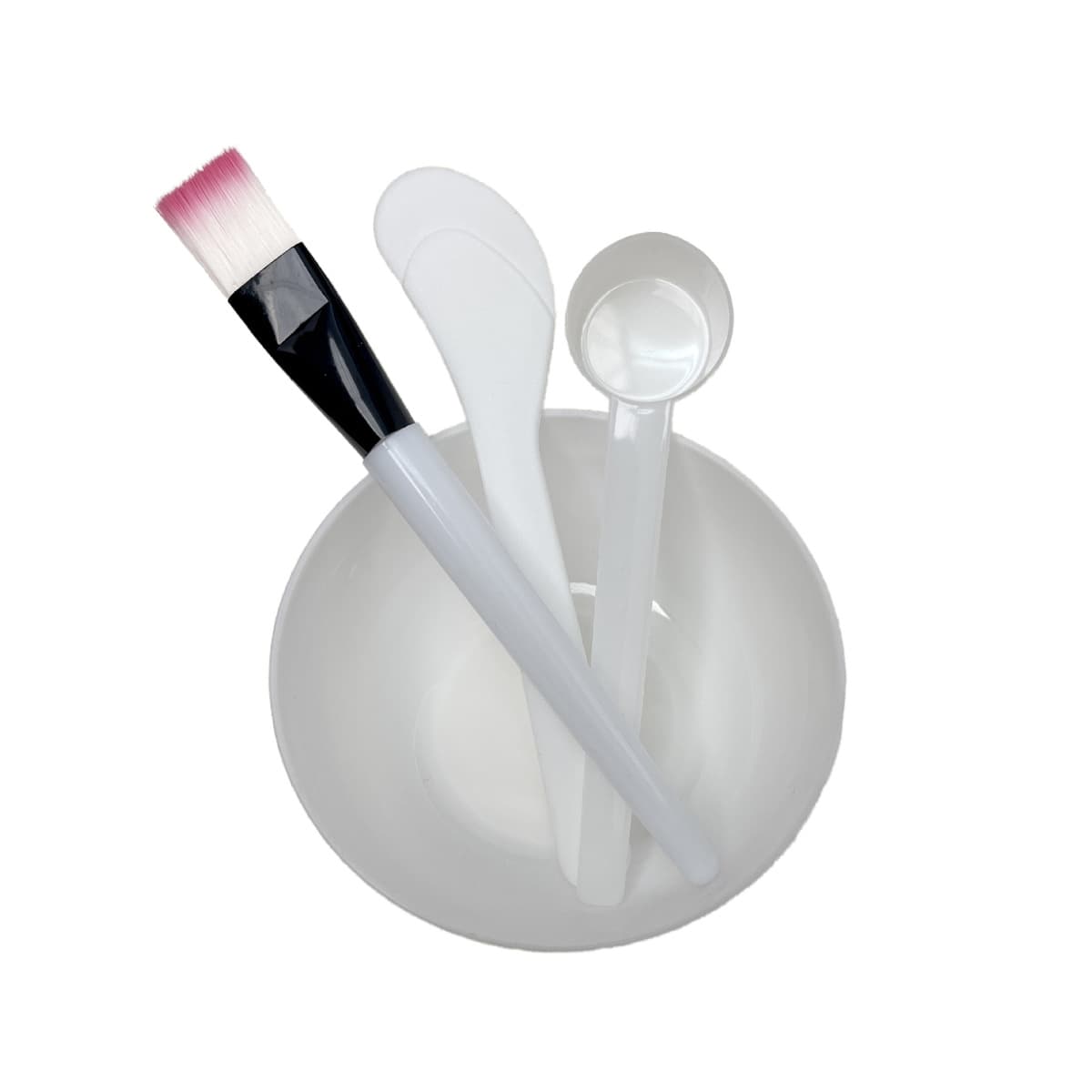 Набор одноразовых инструментов для салонов красоты: маска, чаша, палочка, ложка, кисть. Оптом, индивидуальная упаковка.