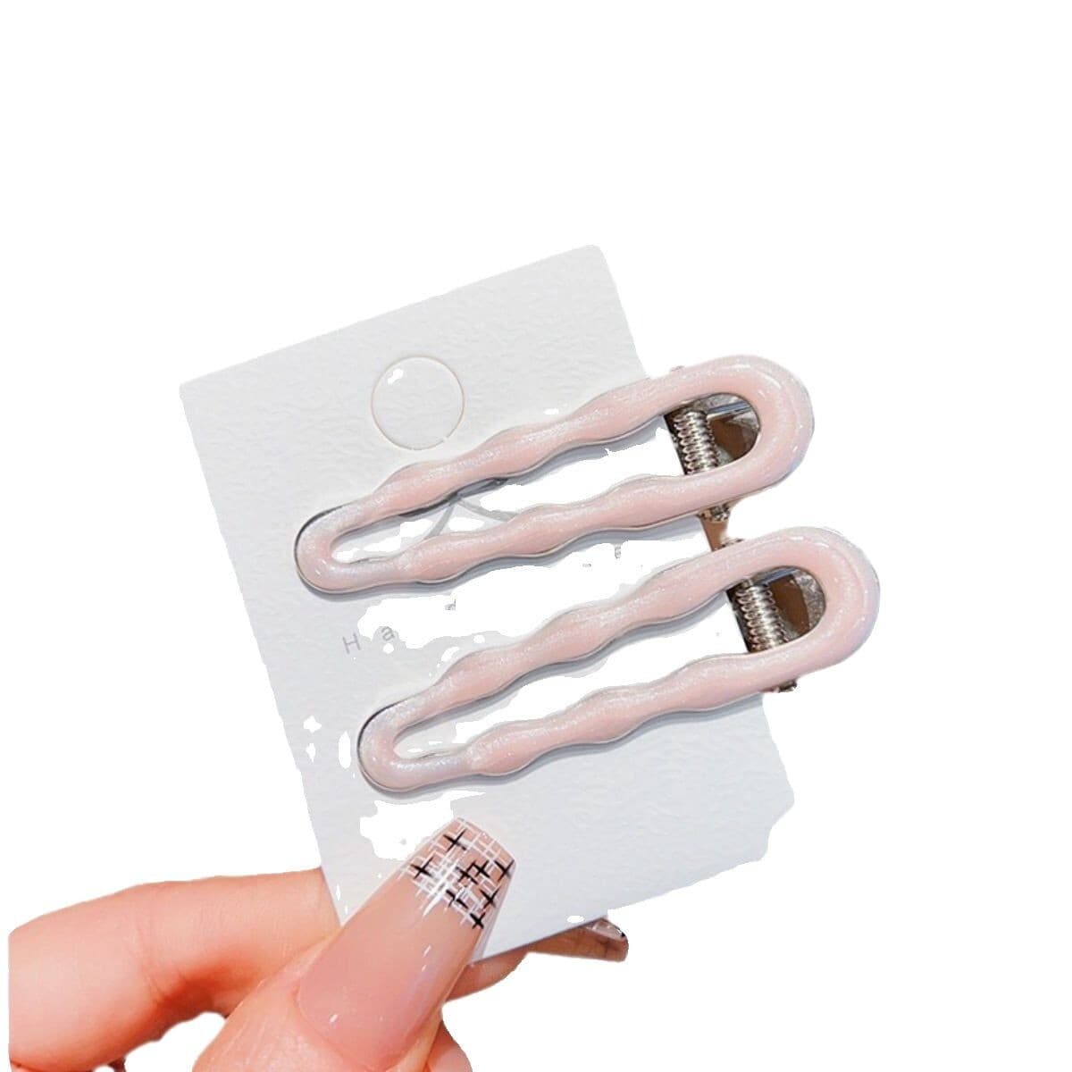 Новая розовая заколка для волос с высокой значением