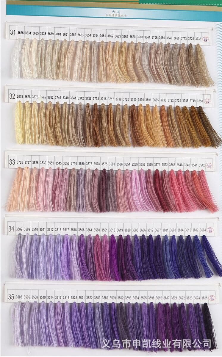 402 полиэстер швейная нить фабрика прямой поставки Tianfeng 40S/2 3000 ярдов пагода шитовая нить швейная машина нить