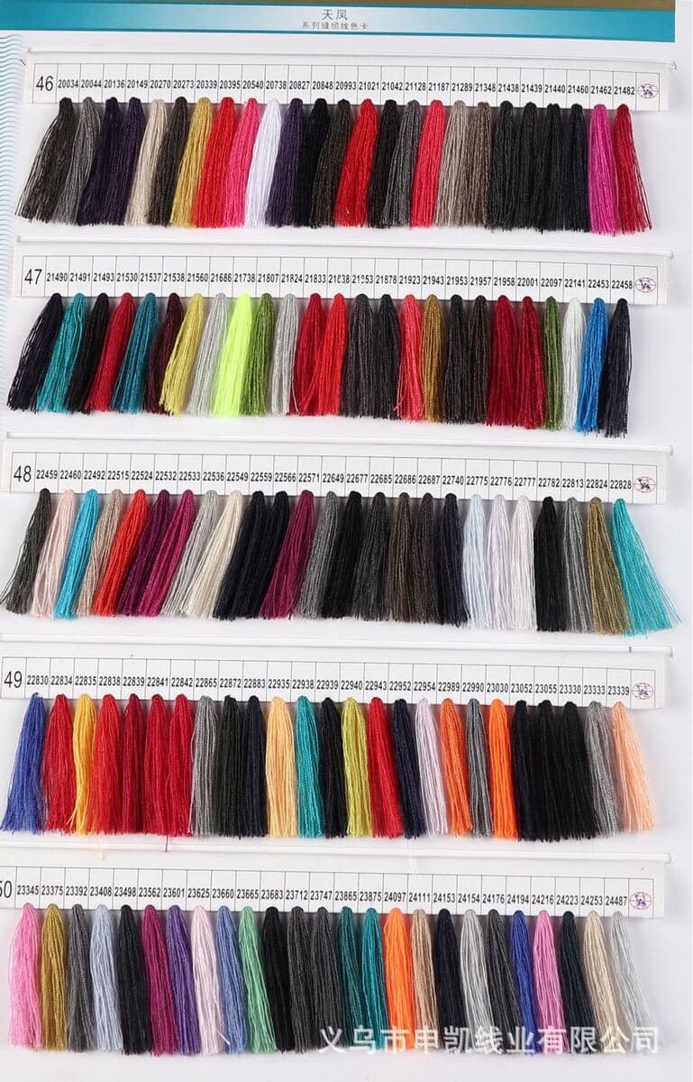 402 полиэстер швейная нить фабрика прямой поставки Tianfeng 40S/2 3000 ярдов пагода шитовая нить швейная машина нить