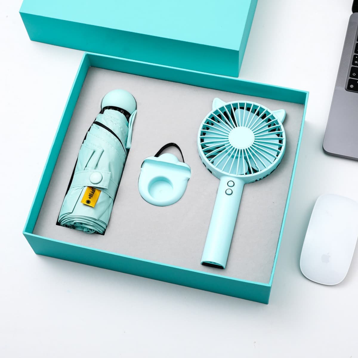 Летняя свежая подарочная чашка для изоляции небольшой вентилятор зонтик набор высокого качества стакан солнцезащитный крем...