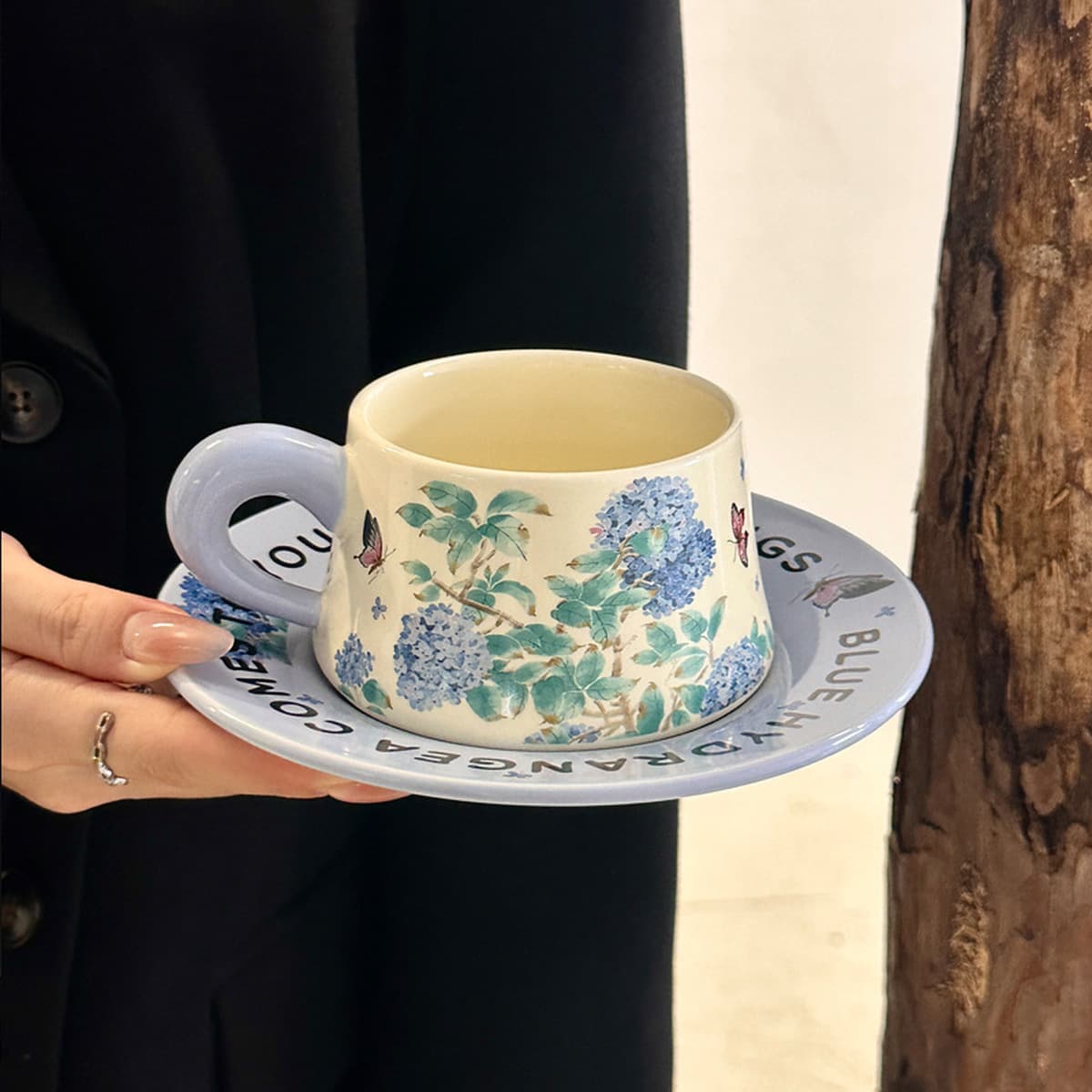 Подарок на день рождения для девочек, набор высококачественных кофейных чашек, изысканная керамическая чашка для напитков,...
