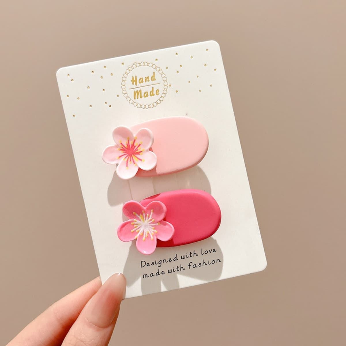 Милая кремовая заколка для волос с допамином, высококачественная заколка для челки, стильная заколка для студенческой челки,...