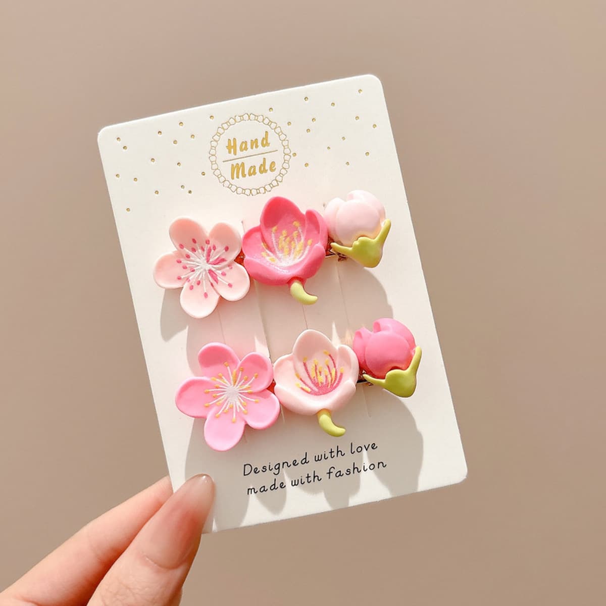 Милая кремовая заколка для волос с допамином, высококачественная заколка для челки, стильная заколка для студенческой челки,...