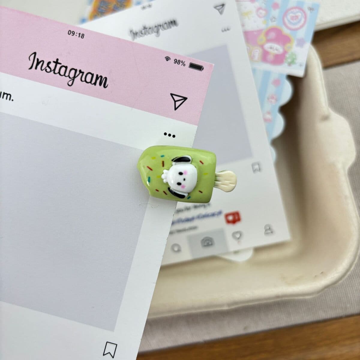 Заколка для мороженого ~ Симпатичные мини-творческие забавные мороженое