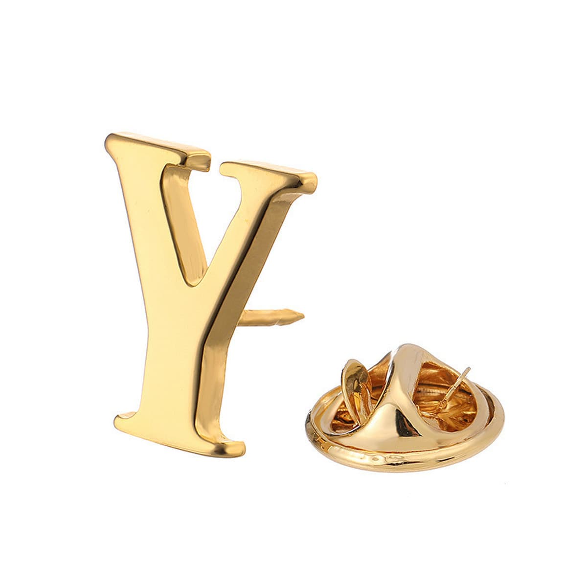 Трансграничные горячие продажи английские буквенные броши мужские и женские пиджаки рубашки с воротником простой корсажный...