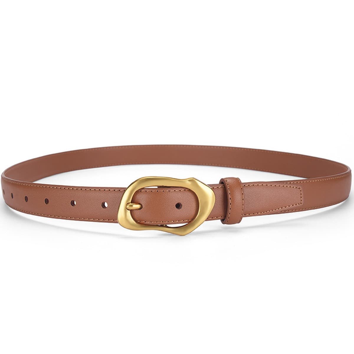 Новый ремень с пряжкой из сплава для женщин, универсальный ремень из натуральной кожи, европейская и американская летняя...