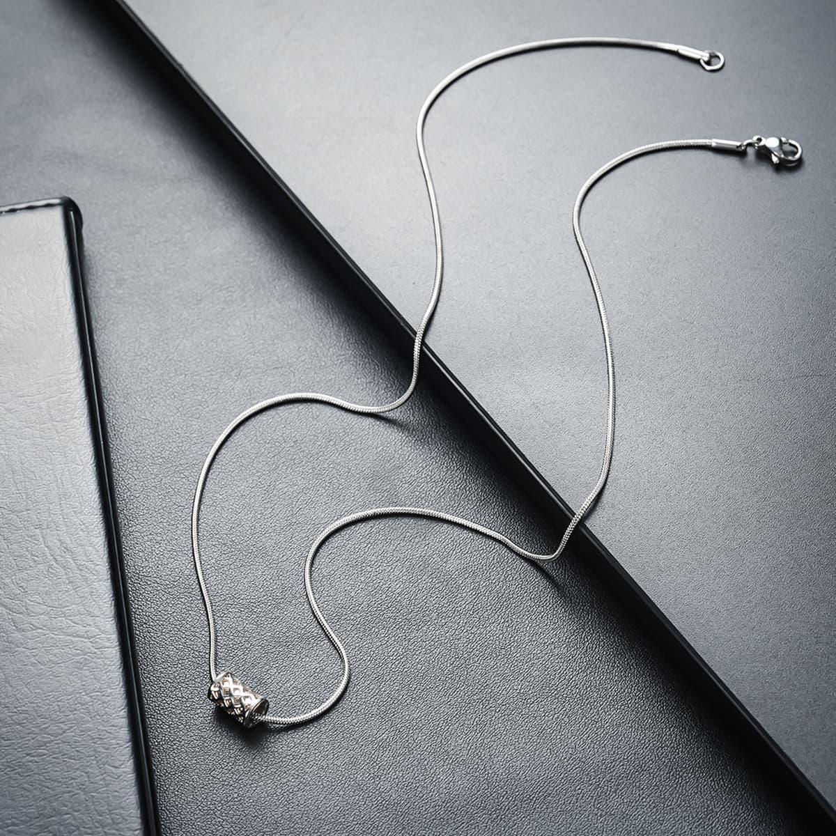 Ожерелье мужская титановая сталь не выцветает минималистские дикие украшения женская цепочка свитера новая модная личность...