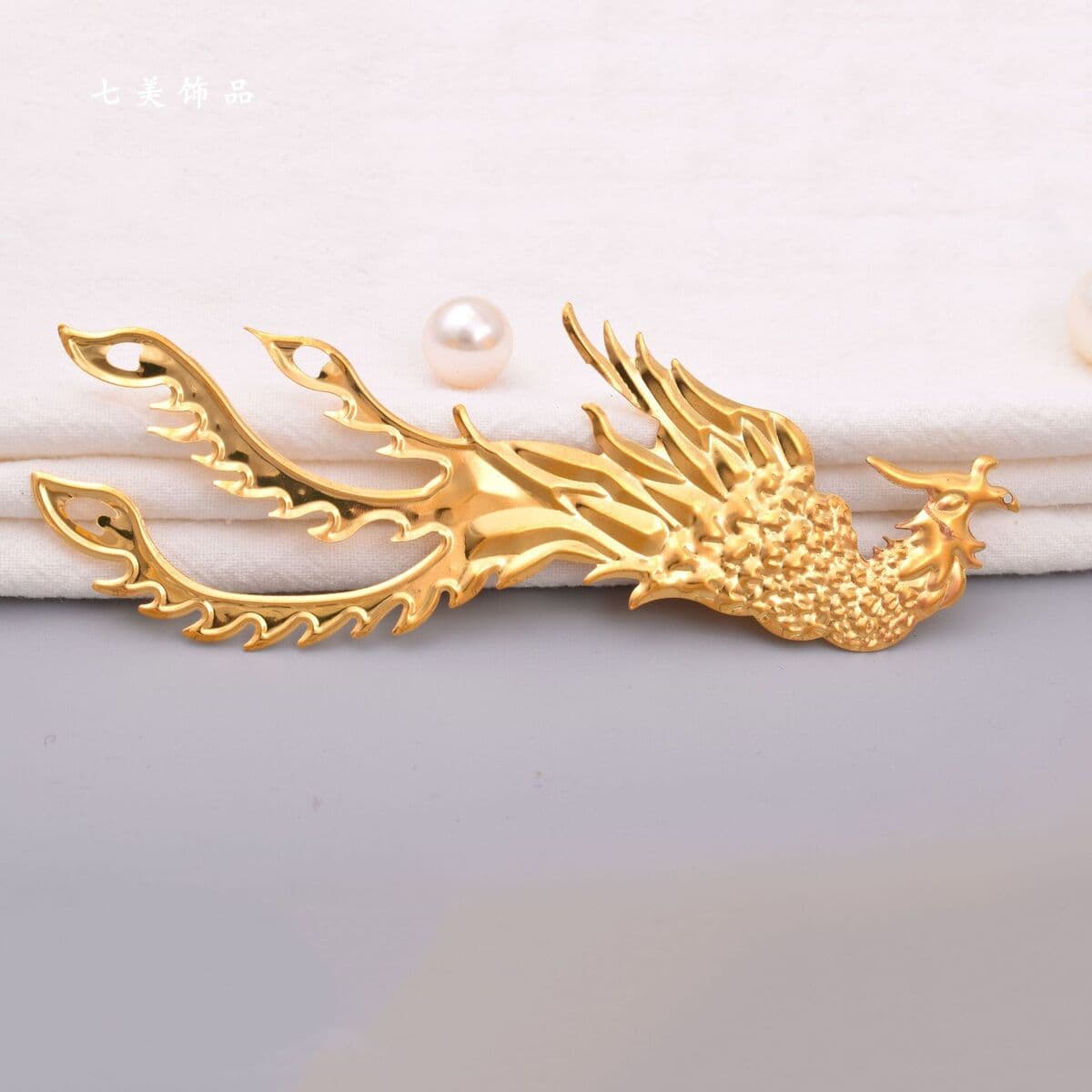 DIY антикварный материал Феникс левый и правый цветок аксессуары рот с отверстием праздничный круглый веер декоративные...