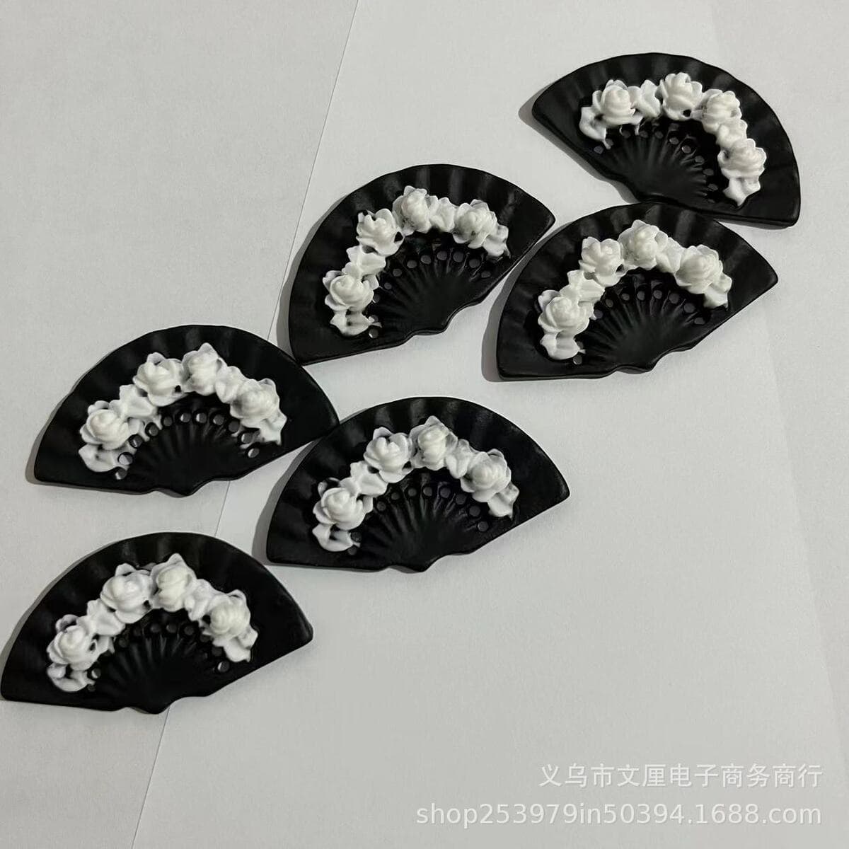 Новый Темный слепой ящик периферийный декоративный рельефный вентилятор трехмерный DIY кремовый гелевый штамп для волос...