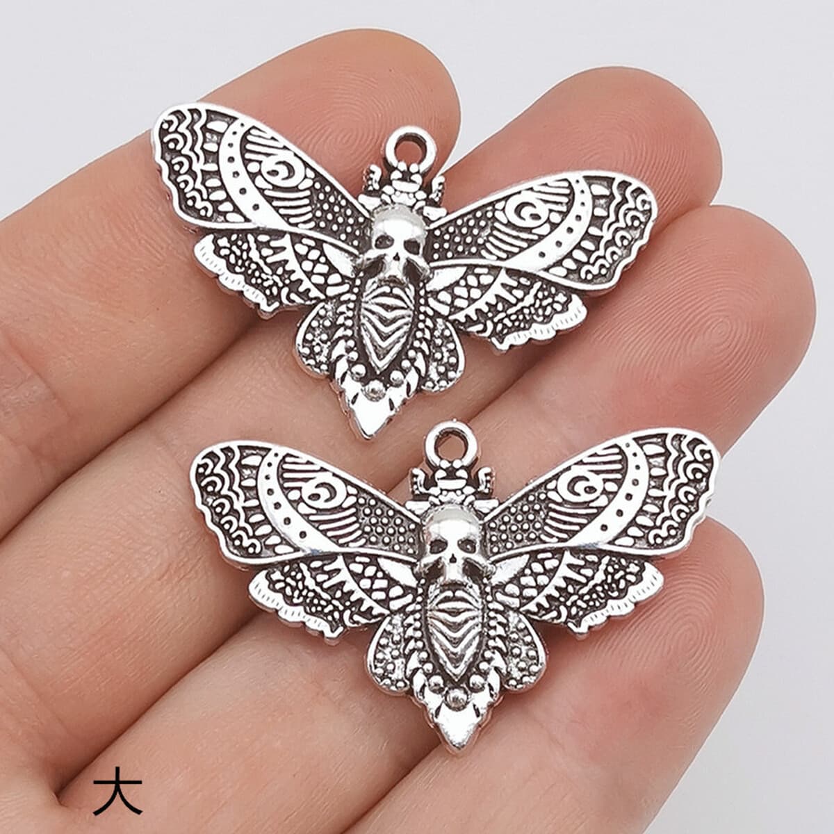 Европейские и американские горячие продажи винтажные готические аксессуары из цинкового сплава DIY подвеска в виде черепа...