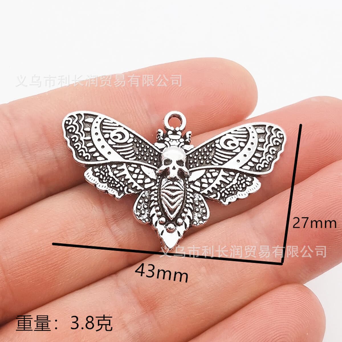 Европейские и американские горячие продажи винтажные готические аксессуары из цинкового сплава DIY подвеска в виде черепа...