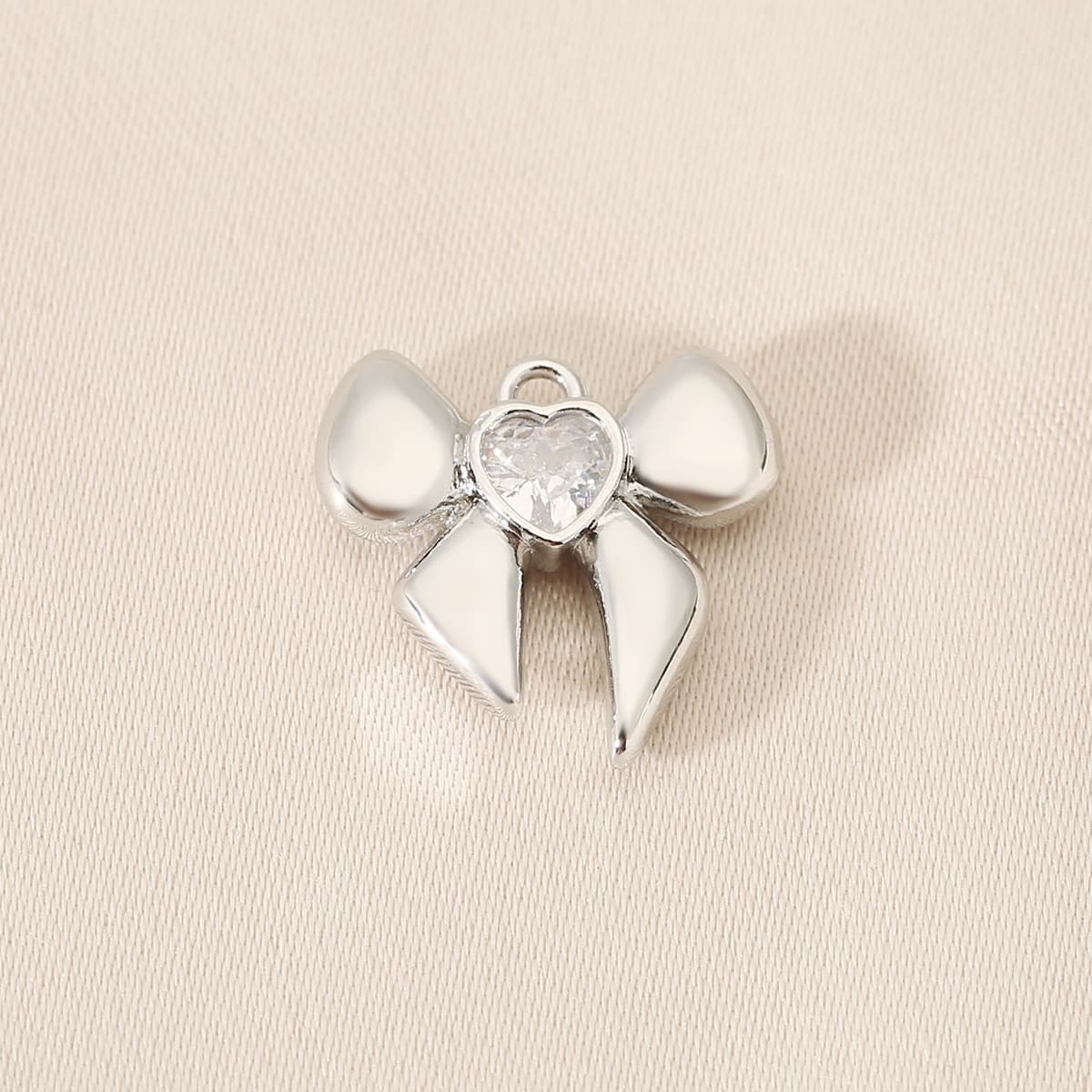 Медные аксессуары для рукоделия с сохранением цвета, покрытые 18-каратным золотом, в форме банта, для подвесок, серег,...