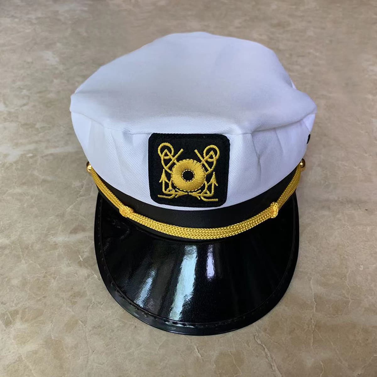 Вышитая военно-морская шляпа внешняя торговля европейские и американские смешные плоские шляпы армейская шляпа оптовая...