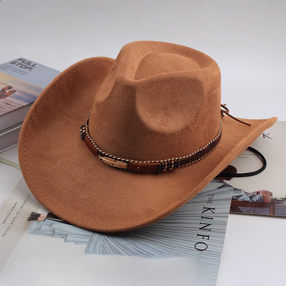 Внешняя торговля Западный джинсовый стиль тибетский бычий аксессуар модный цилиндр