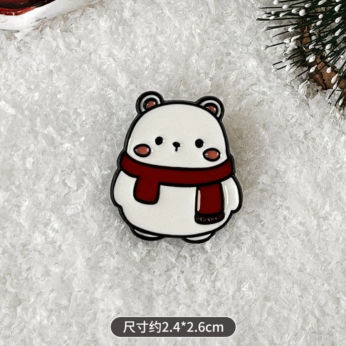 Брошь-значок Санта-Клаус, металлическая, в стиле мультфильма, с индивидуальным дизайном, рождественская брошь для одежды и...