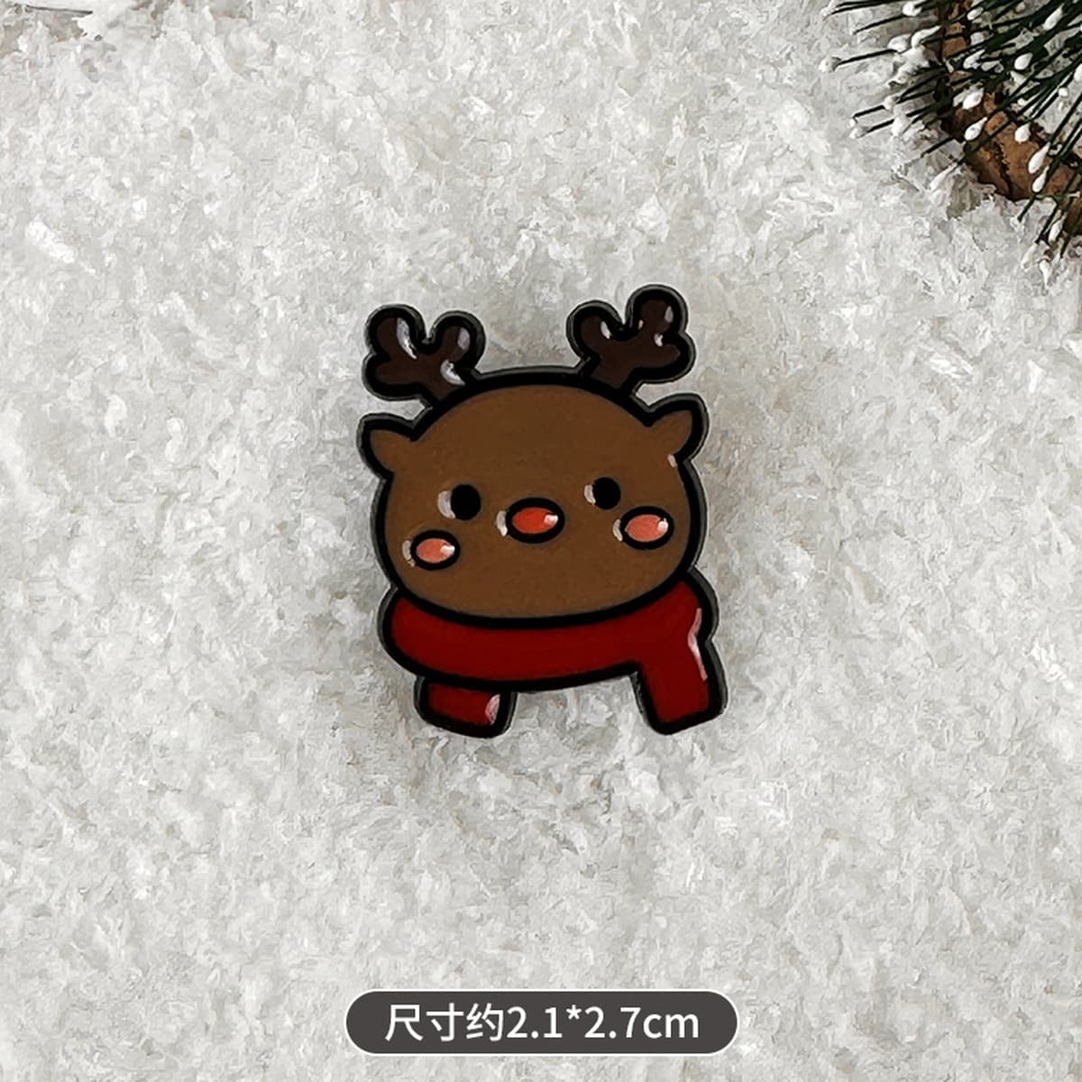 Брошь-значок Санта-Клаус, металлическая, в стиле мультфильма, с индивидуальным дизайном, рождественская брошь для одежды и...