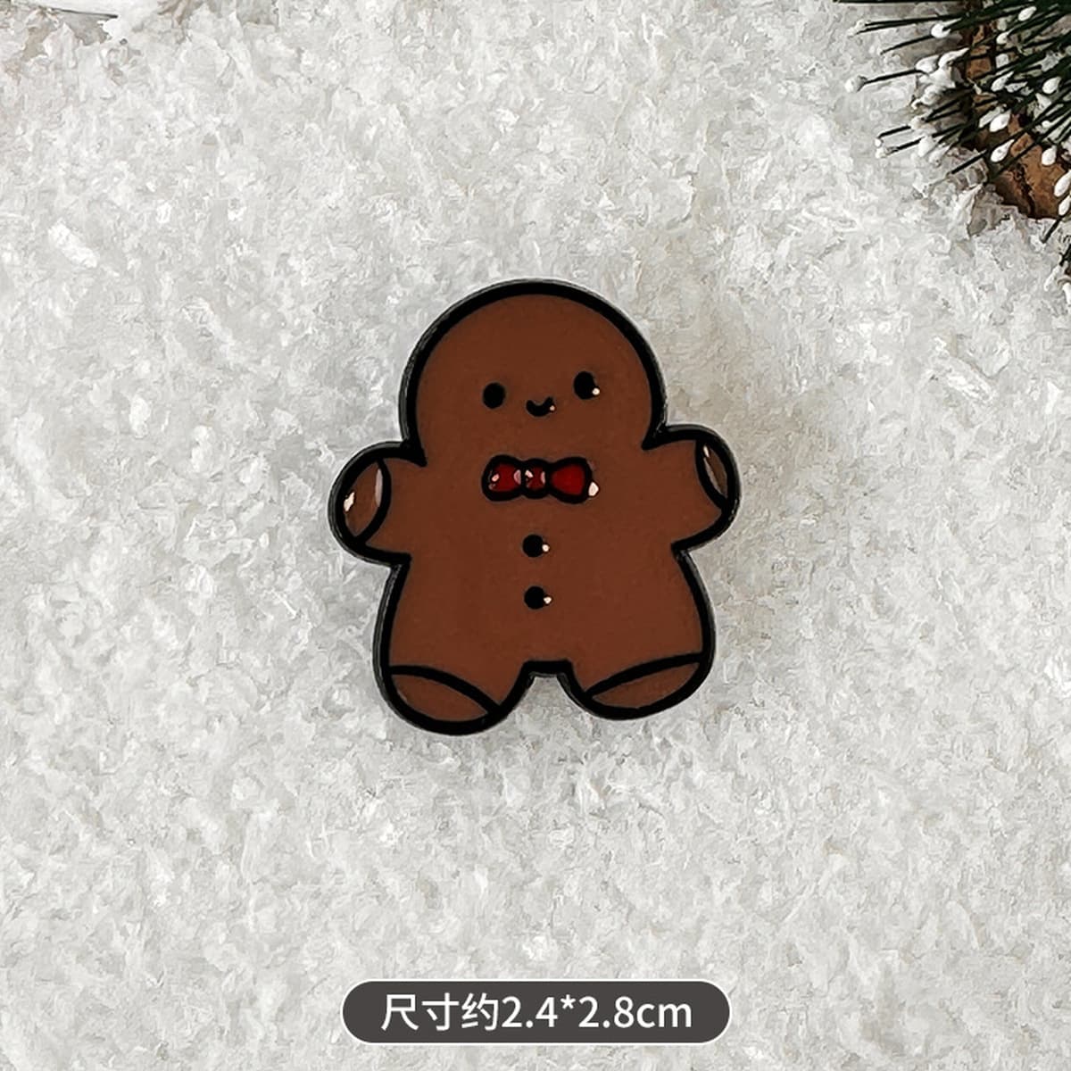 Брошь-значок Санта-Клаус, металлическая, в стиле мультфильма, с индивидуальным дизайном, рождественская брошь для одежды и...