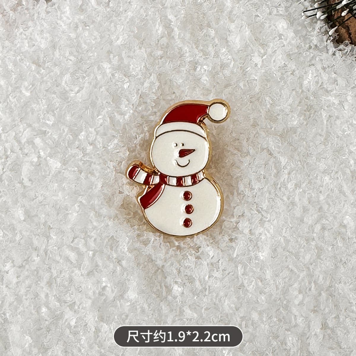 Брошь-значок Санта-Клаус, металлическая, в стиле мультфильма, с индивидуальным дизайном, рождественская брошь для одежды и...