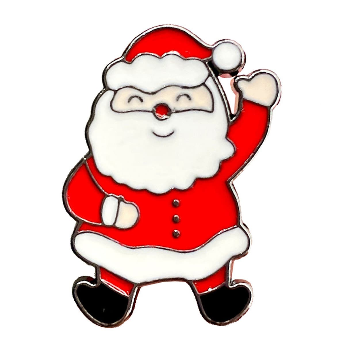Рождественская брошь мультфильм капли масла металлический значок рождественские украшения старик дерево Лось колокольчик...